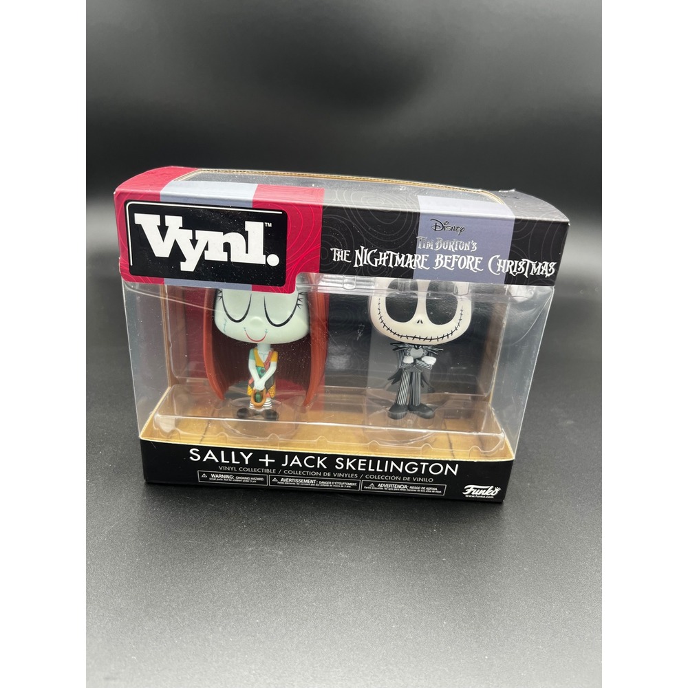 Funko Vynl Disney Nightmare Before Christmas Jack Skellington Sally Figure Set